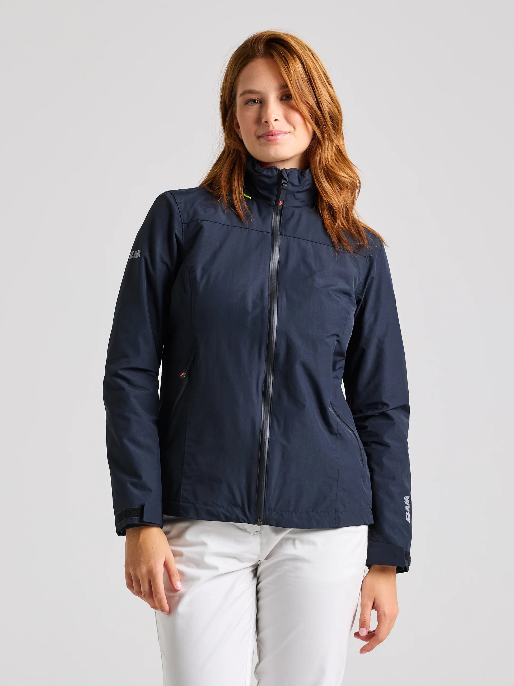 Chaqueta cálida con capucha para mujer - Navy