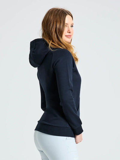 Sudadera con capucha bolsillo canguro Logo WS navy mujer SLAM