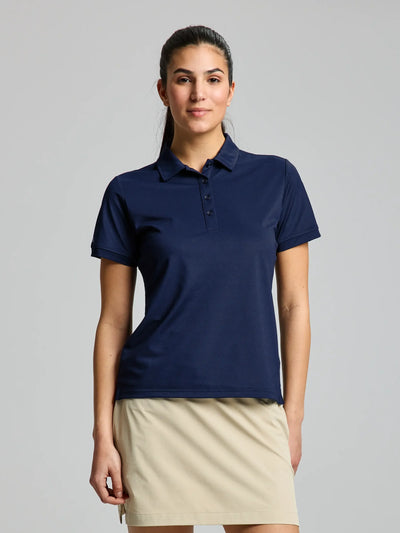 Polo técnico Tech Piqué para mujer – Azul marino