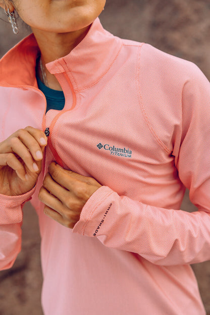 Camiseta técnica de manga larga para mujer con UPF50+