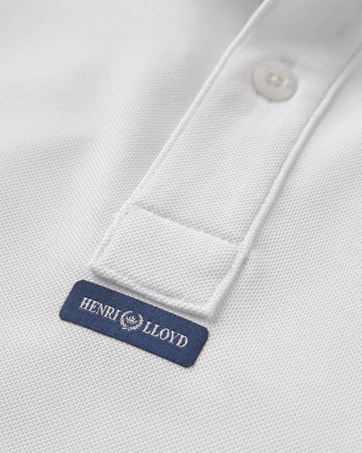 Polo Dri-Fast de manga corta para mujer – Blanco