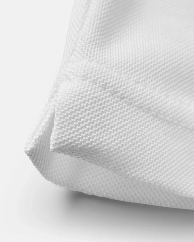 Polo Dri-Fast de manga corta para mujer – Blanco