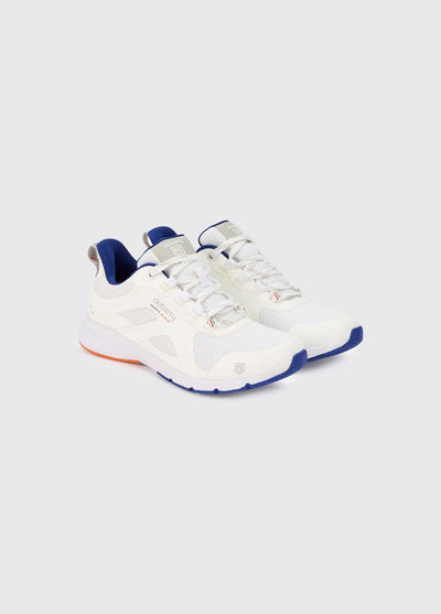 Zapatillas náuticas impermeables Cowes blancas para mujer DUBARRY