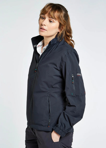 Chaqueta Livorno para mujer con forro polar y cuello redondo GRAFITO _DUBARRY