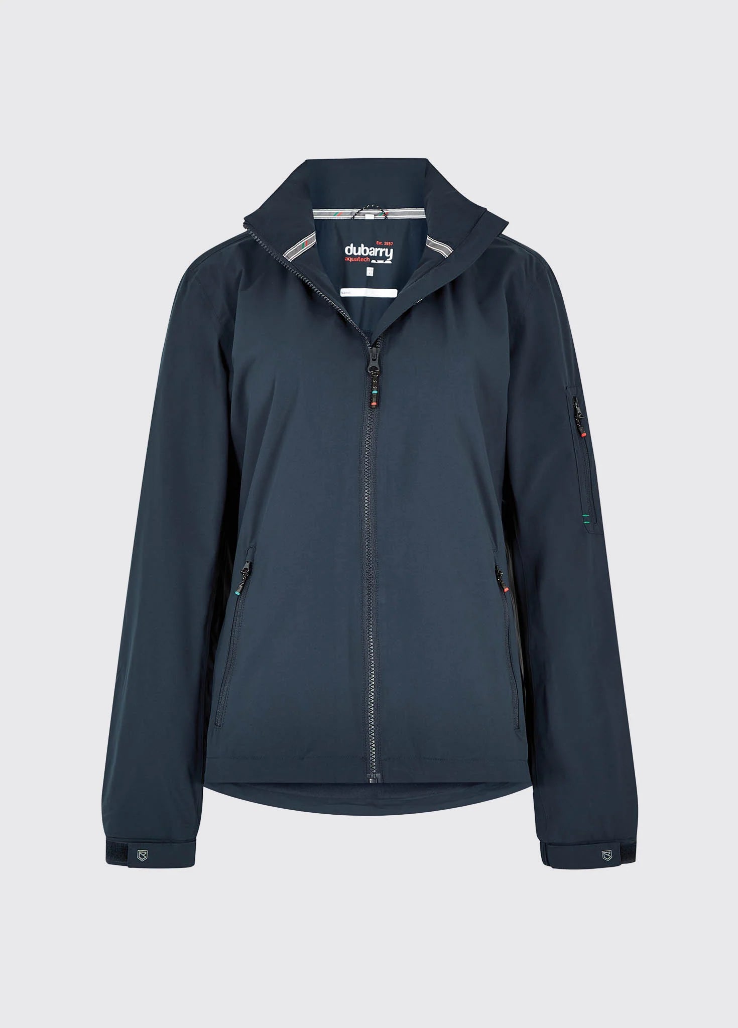 Chaqueta Livorno para mujer con forro polar y cuello redondo NAVY _DUBARRY