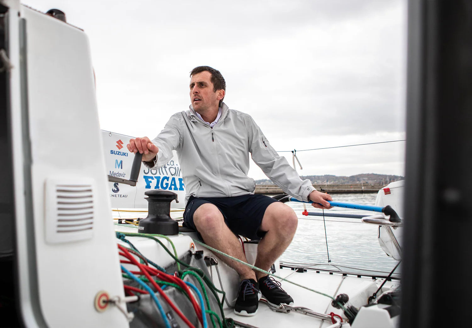 Chaqueta de cuello redondo con forro polar para hombre de DUBARRY