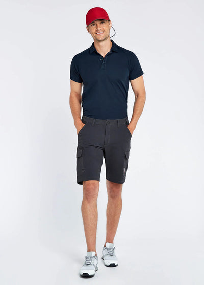 Polo técnico Menton hombre negro secado rápido UPF 50 DUBARRY