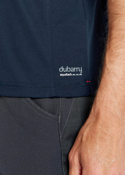 Polo técnico Menton hombre negro secado rápido UPF 50 DUBARRY