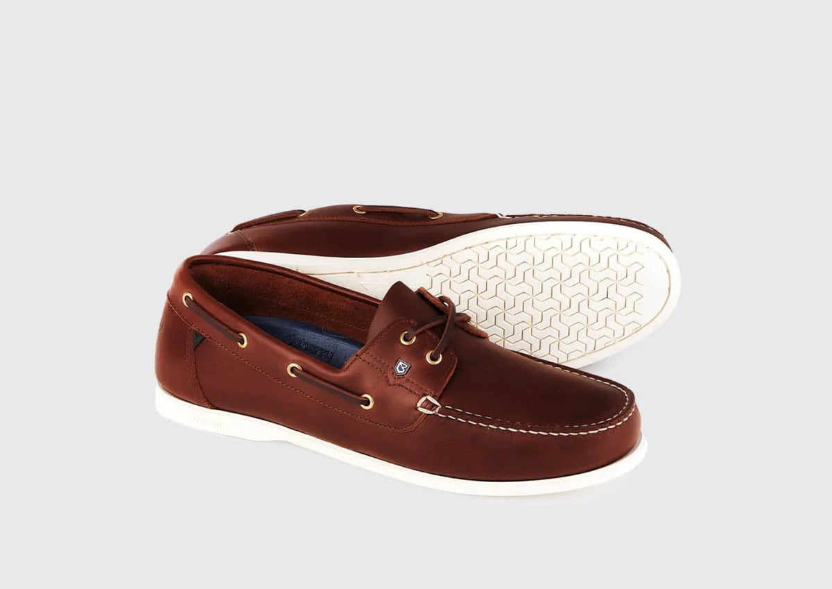 Mocasín náutico antideslizante de piel resistente al agua Dubarry Port