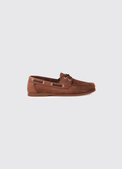 Mocasín náutico antideslizante de piel resistente al agua Dubarry Port Café