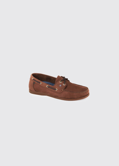 Mocasín náutico antideslizante de piel resistente al agua Dubarry Port Café