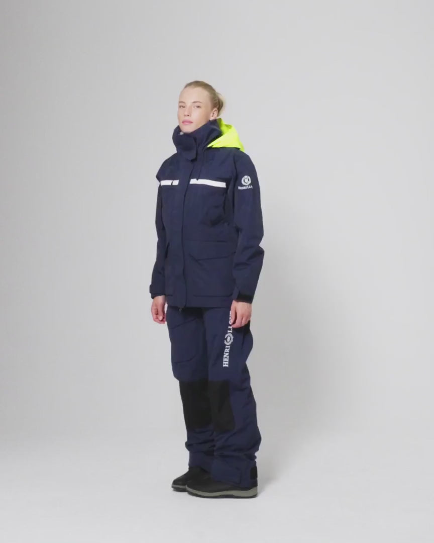 Cargar video: Chaqueta Biscay para mujer - NAVY BLOCK